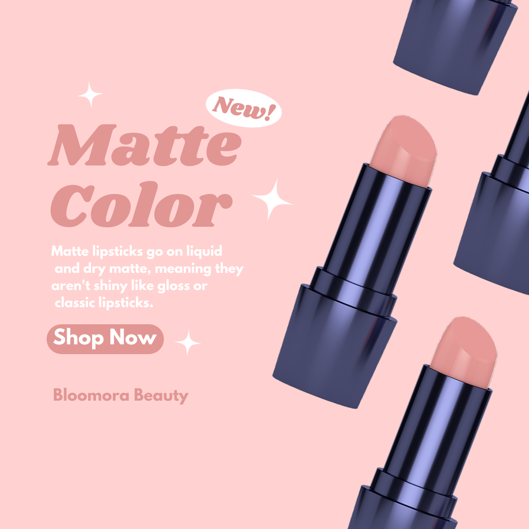 Bloomora Velvet Matte Lipstick